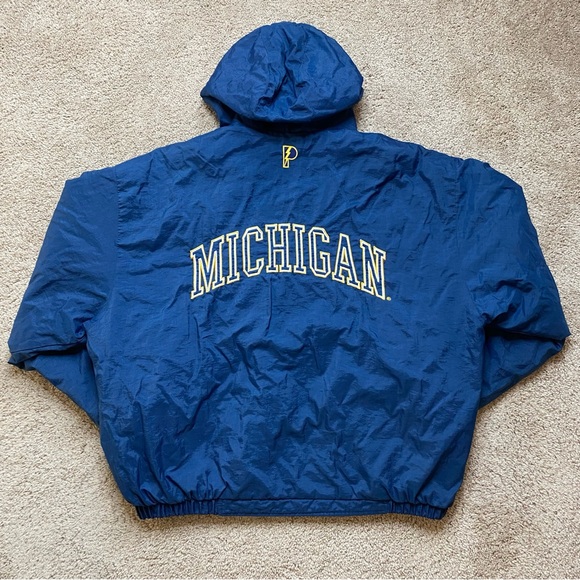 Vintage University Michigan Wolverines REVERSIBLE Full Zip Jacket - Picture 7 of 16